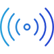 WiFi Icon in light blue to dark blue gradient
