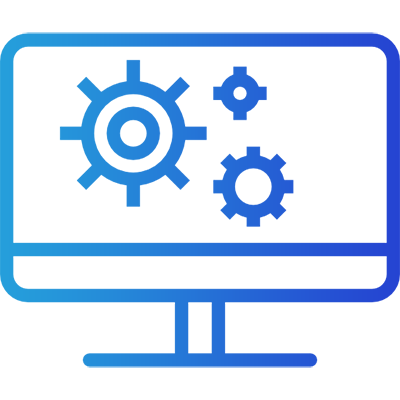 Gradient Computer Configuration Icon