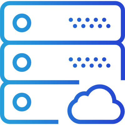 Gradient Cloud Data Icon