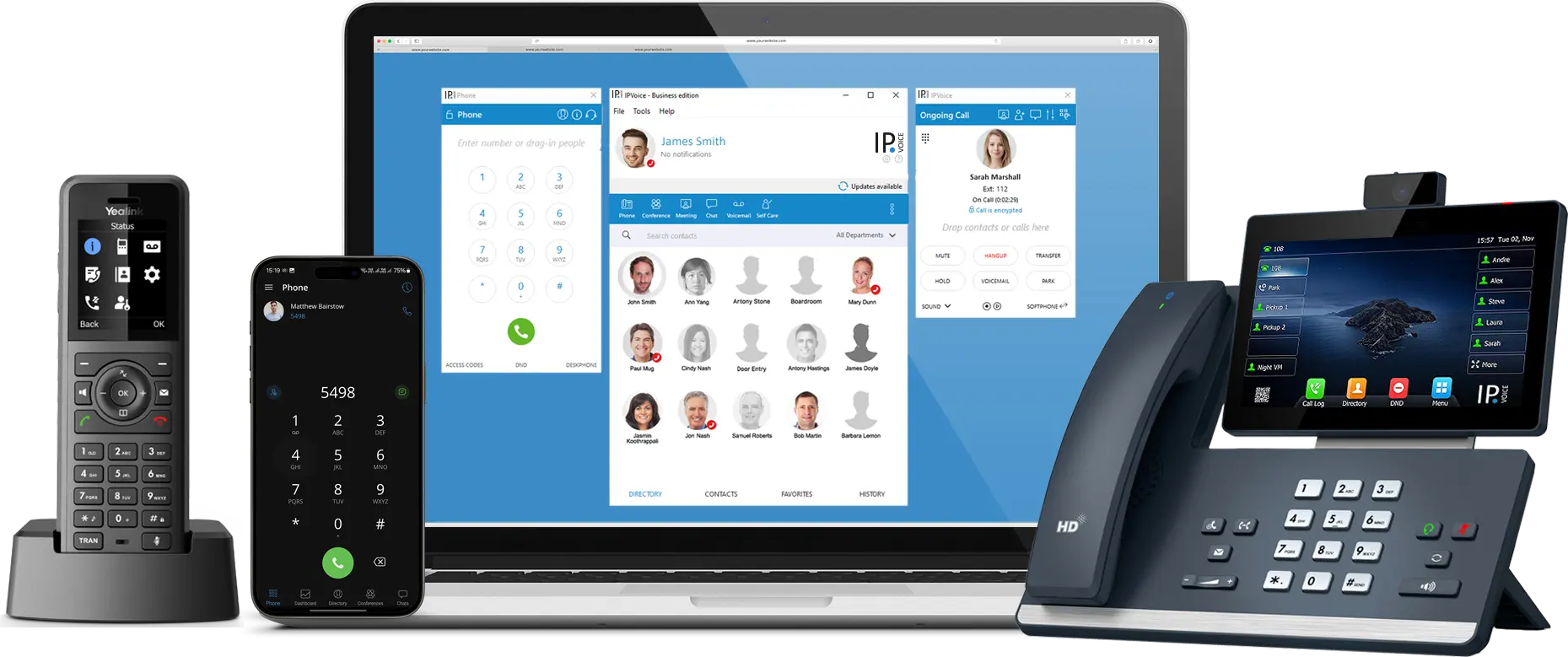 on premises phone communication